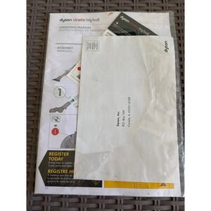 Dyson Cinetic Big Ball Operating Manual Assembly Guide Warranty Form CY22